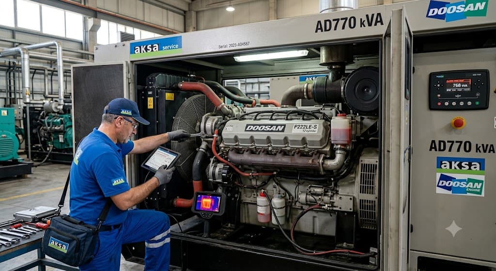 770 KVA JENERATOR HARARET ARIZASI